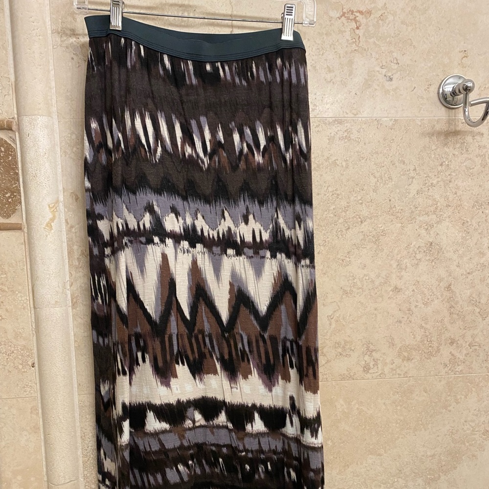 Ella miss patterned maxi skirt